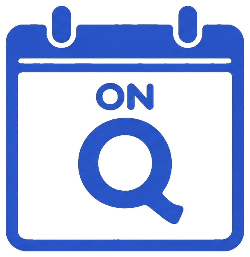 RightOnQ calendar mark